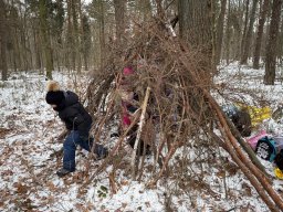 Udział klas 1b i 1c w PROJEKCIE DZIECI LASU 